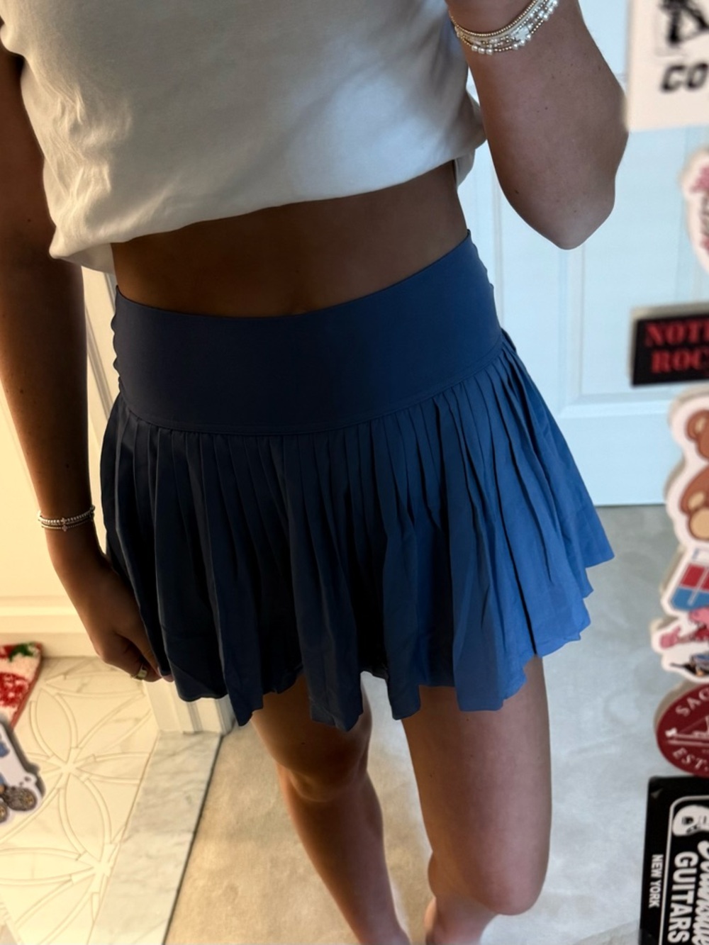 offline skort in blue